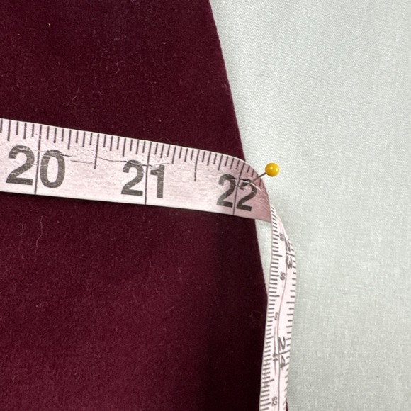 Vintage 70s Chessa Davis Maxi Skirt Medium Aline Velvet Bohemian Tie Belt - Picture 12 of 16